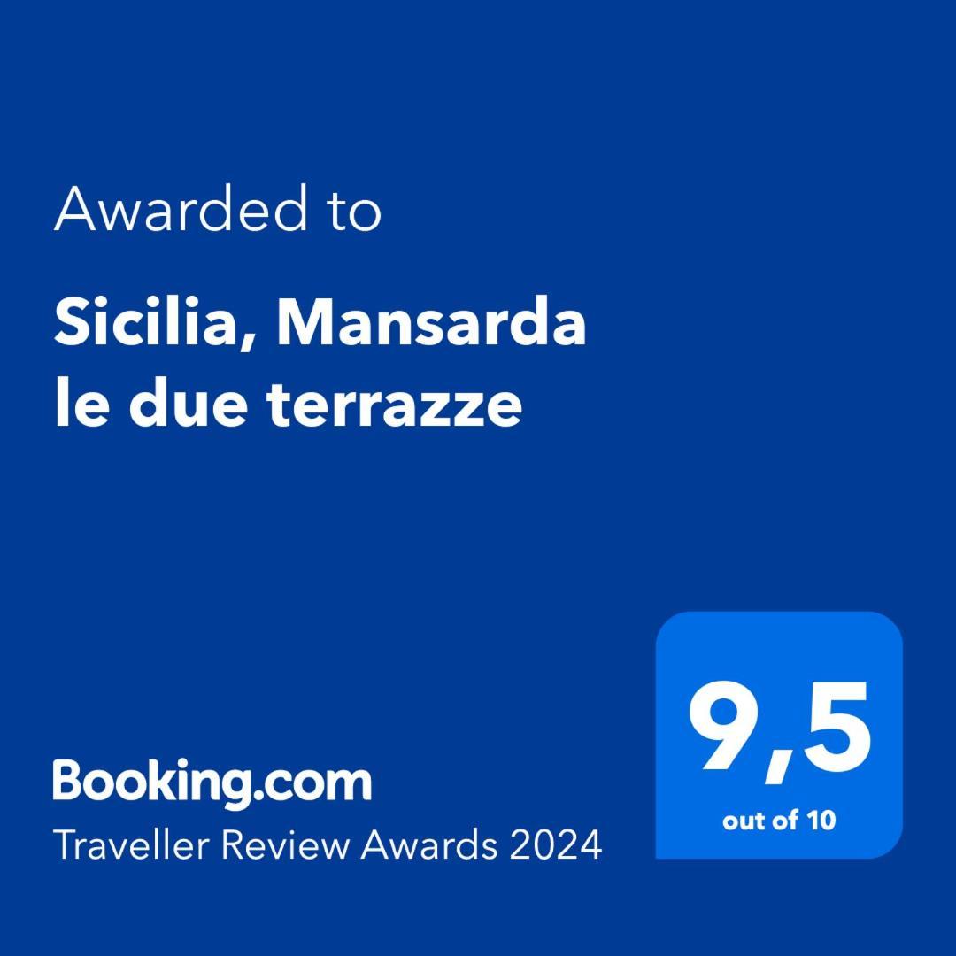 马斯卡利Sicilia, Mansarda Le Due Terrazze公寓 外观 照片